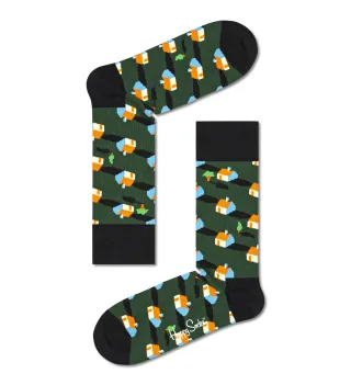 happy socks - Neighbours Sock Grün - Gr. - 38
