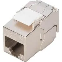 CAT 6A Kompakt-Keystone Modul geschirmt werkzeugfrei, Keystone-Modul