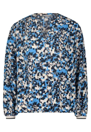 Betty & Co - Schlupfbluse blue/dark-blue - Gr. - 38
