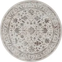 merinos Teppich Creation 50112, rund, Höhe: 10 mm, elegant, glänzend, Kurzflor, pflegeleicht, Wohnzimmer