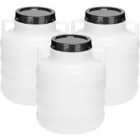 Garronda Regentonne Set 5 Liter Futtertonne BPA-frei Universalfass Fass GD-0125, 5 l, (3-tlg), BPA-Frei