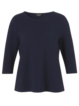 VIA APPIA DUE - Sweatshirt Rundhals 3/4 Arm indigo - Gr. - 46