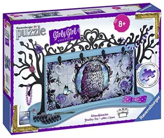 Ravensburger 3D-Puzzle 12079 - Girly Girl Edition Schmuckbäumchen - Animal Trend 108-teilig