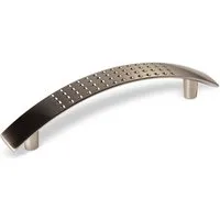 SO-TECH® Möbelgriff DICO, Aluminium, Höhe 27 mm, Breite 16 mm (1-St), Länge 124 mm, Bohrlochabstand (BA): 96 mm, Edelstahloptik