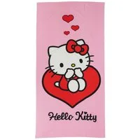 Hello Kitty Strandtuch Hello Kitty Kinder Mikrofaser Strandtuch Badetuch 70x140 cm
