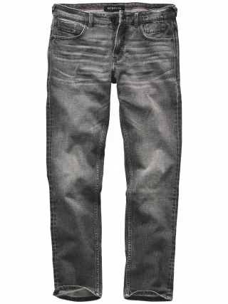 Mey & Edlich Herren Raster-Jeans Schwarz 95 % Baumwolle, 3 % Polyester, 2 % Elasthan
