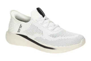 Skechers 210810 WHT SLADE - QUINTO Herren Slipper wei? gogamat? ARCH