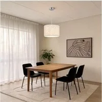 Zedelmaier Pendelleuchte Hängelampe hängend Deckenlampe E27x1/Max.40 W, ohne Leuchtmittel, Geeignet für Esszimmer Wohnzimmer Schlafzimmer Flur