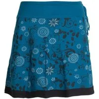 Vishes A-Linien-Rock Lagenlook Blumen-Rock mit Mandalas Tribals Druck Cacheur, Goa, Hippie, Boho Style
