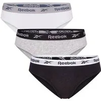 Reebok Bikinislip CARINA eng, basic, bequem, mit Logo, breiter Bund, Baumwollmix