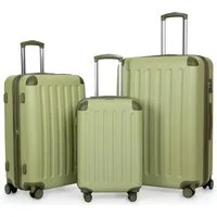 Hauptstadtkoffer Hartschalen-Trolley Spree, 4 Rollen, Kofferset 3tlg Hartschalenkoffer, Erweiterung, TSA, ABS