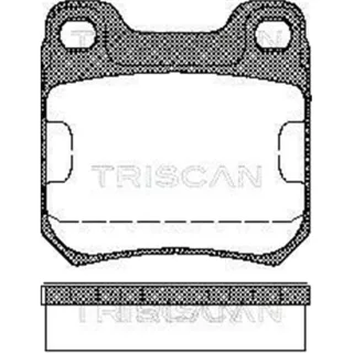 Triscan Bremsbel?ge hinten Opel Omega Senator Vectra