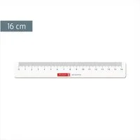 BRUNNEN Lineal BRUNNEN Lineal 16 cm, glasklar, Polystyrol
