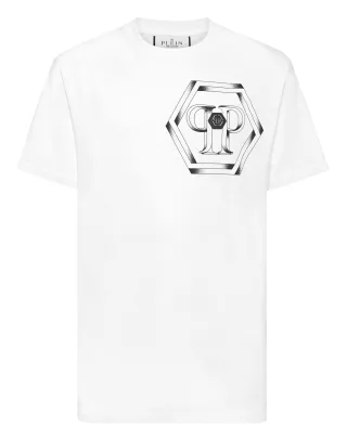 T-Shirt Rundhalsausschnitt Hexagon