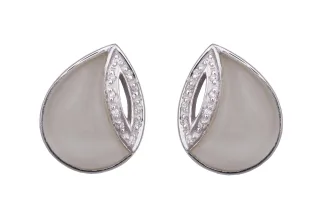 Orphelia Ohrstecker für Damen, 925 Sterlingsilber, Silber ZO-5930