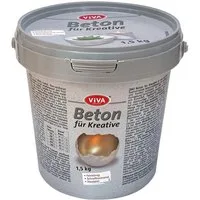 Viva Decor Modelliermasse ViVA DECOR Beton für Kreative 1,5 Kg Eimer
