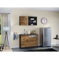 KOCHSTATION Pantryküche KS-Mali, Breite 110 cm, mit E-Geräten