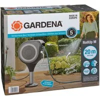 GARDENA Gartenschlauch Terrassen-Schlauchbox RollUp M (weiß) 20 m