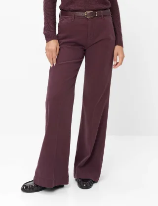 Brax Damen Five-Pocket-Hose Style MAINE BLACKBERRY VIOLET, dunkles lila, Gr. 34L