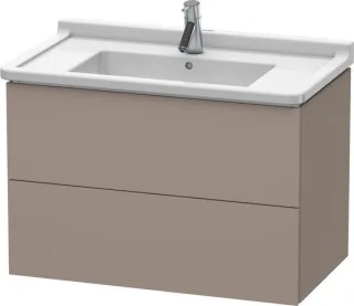 Duravit L-Cube Waschtischunterbau wandhängend Basalt Matt 820x469x558 mm - LC626504343 LC626504343