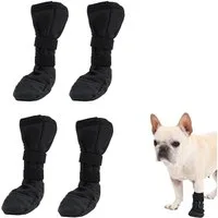 Ledander Pfotenschutz Hundeschuhe wasserdicht,Atmungsaktive Hundeschuhe für verletzte Pfoten, (4-tlg), Große Schuhe Große Hunde Innen und Draußen,für Pet Verletzung Recover