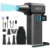 Insma Akku-Handstaubsauger 200W Elektrischer Luftstaubbläser 220000 U/Min Turbo-Lüfter, Staubgebläse Air Duster tragbar mit 4000mAh Akku, LED Display