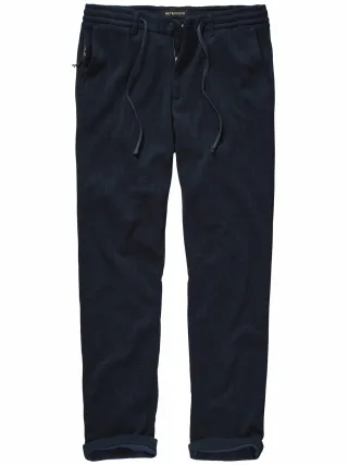 Mey & Edlich Herren Subtile Chino Blau 48 % Baumwolle, 25 % Wolle, 25 % Polyester, 2 % Polyamid