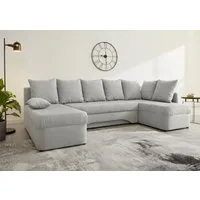 Jockenhöfer Gruppe Wohnlandschaft U-Form, B: 260 cm, mit Bettfunktion & Bettkasten