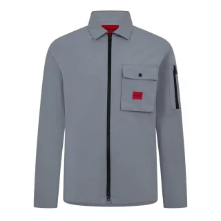 Hugo - Hemdjacke für Herren, Baumwolle (Grau)
