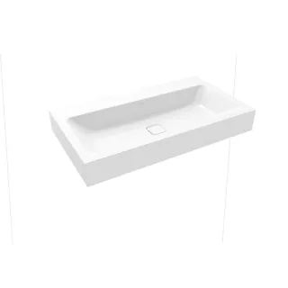 Kaldewei Cono Wandwaschtisch 902606003001 3090, 90x50x12cm, weiss Perl-Effekt, ohne Hahnloch