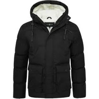 SOULSTAR Winterjacke S2SINTRA Herren warme Steppjacke mit Kapuze Pufferjacke Outdoor-Jacke