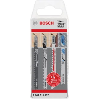 Bosch PRO JSB, Wood and Metal, 15er-Pack - 2607011437