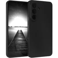 EAZY CASE Handyhülle TPU Hülle für Samsung Galaxy S26 Plus 6,7 Zoll, Silikon Schutzhülle mit Kameraschutz kratzfest Back Cover Etui Schwarz