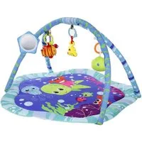 Hanks Kids Spielbogen HK-M4, Pädagogische Plüschmatte mit Spielzeug