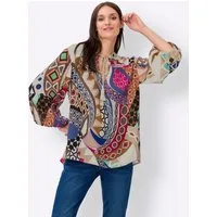 heine Klassische Bluse Druckbluse Langarm