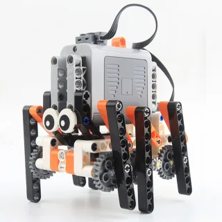 Block Accessory Set + Power Group Technical Crawling Car Stair Climber Spider Walker Robot With Motors Model DIY Educati
