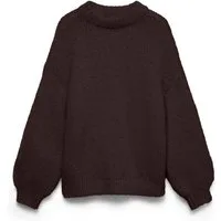 Vero Moda Strickpullover VMMAYBE LS HIGH NECK PULLOVER NOOS Kunstfaser