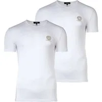 Versace T-Shirt Herren T-Shirt 2er Pack Baumwolle (Packung, 2er Pack)