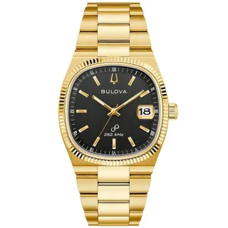Bulova Super Seville Gold Herren Armbanduhr 97B246