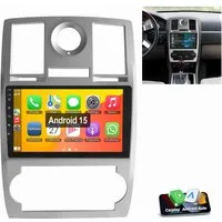 ESSGOO Für Chrysler 300C 2005-2010 Android 15 GPS Navi WIFI BT SWC Autoradio (RDS, Digitalradio (DAB), FM, AM, Carplay Android Auto GPS Navi WIFI BT SWC)