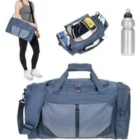 ELEPHANT Sporttasche Reisetasche Sport Tasche Sauna Fitness Force L 52 cm, 40 L Damen Herren Handgepäck Arbeit Fußball + Trinkflasche