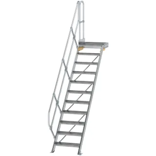 Munk Treppe mit Plattform 45° Stufenbreite 600 mm - 600431