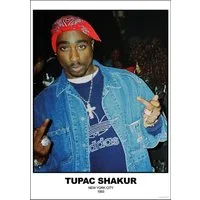 Close Up Poster Tupac Shakur Poster New York City 1993 59,5 x 84 cm