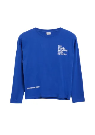s.Oliver - T-Shirt blau - Gr. - 164