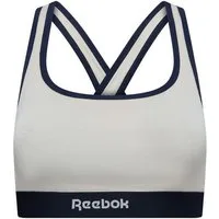 Reebok Bustier JALA breite Träger, ohne Bügel, atmungsaktiv, mit Logo, Baumwollmix
