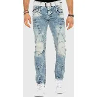 Cipo & Baxx Regular-fit-Jeans Jeans mit moderner Waschung