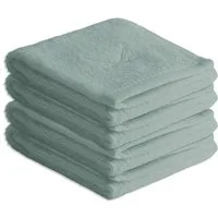 Sansibar Sylt Gästehandtücher Sansibar Sylt Handtuch Gästetuch Frottier-Serie Classic (Set, 4-tlg), mit hochwertiger Sansibar Säbel-Stickerei