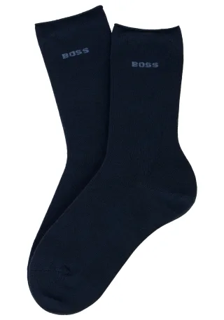 BOSS Socken 2 Paar tlg. mittelhoch, verstärkte Zehen- und Fersenpartie