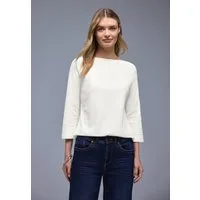 STREET ONE 3/4-Arm-Shirt in Rippstruktur