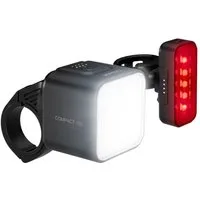 Osram Fahrradbeleuchtung LED Fahrradleuchten-Set Bike Compact 100 mit Bremslichtfunktion